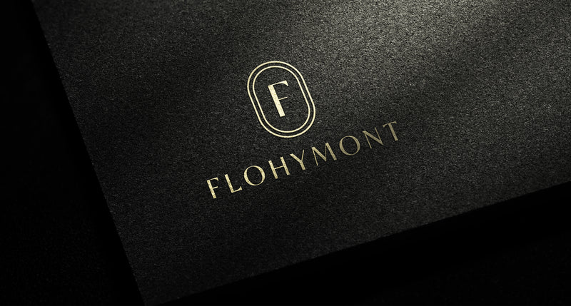 Monogramme et logo Flohymont dans un projet de design de marque et identité visuelle minimaliste.