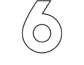 Logo M6 avec monogramme graphique distinctif, représentant l’identité visuelle d’une chaîne de télévision française.